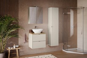 Závěsná skříňka pod umyvadlo Bella Cashmere 2S 60 cm kašmír