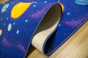 Detský koberec Galaxy planéty, rakety
