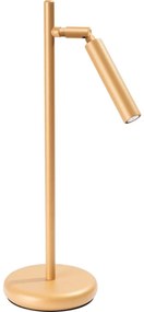 Sollux SL.1470 - Stolná lampa PASTELO 1xG9/8W/230V zlatá