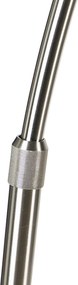 Oceľová stojaca lampa s tmavozeleným tienidlom 50 cm - XXL