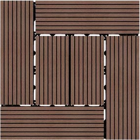 WPC dlaždica LEGI STYLE 30 x 30 cm, coffee