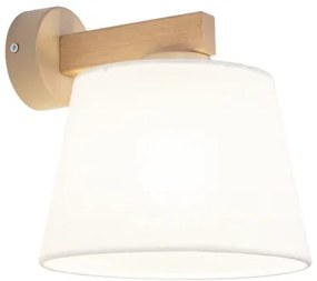 Brilagi - Nástenná lampa LATTE SABIA 1xE27/15W/230V borovica/biela