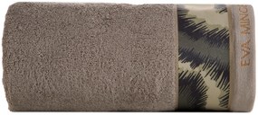 BAVLNENÝ UTERÁK EVA MINGE24 30X50 CM TMAVOBÉŽOVÁ