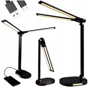 BERGE LED dvojitá stolná lampa 8W - BRUSEL