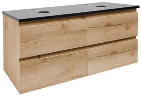 Kúpeľňová skrinka s krycou doskou SAT B-Way 119x50x45 cm dub matný BWAY2120OAKZ, 1 ks