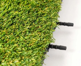 Gumová trávniková dlaždica ASLON 50 x 50 cm, Forest Green