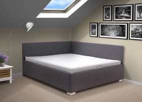 Lacná posteľ s čelami Martina HIT 120x200 cm Farba: Savana sivá