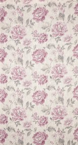 ZÁVES NA KRÚŽKOCH DAVENA 140X250 CM KVETY