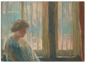 Sklenený obraz - Childe Hassam, The New York Window, reprodukcia (70x50 cm)