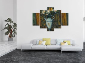 Obraz - Paul Cézanne, Vase of Flowers, reprodukcia (150x105 cm)