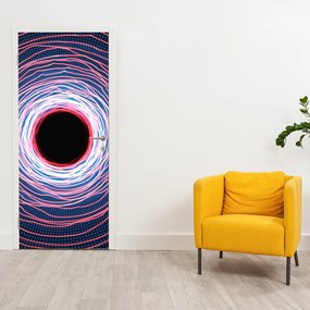 Fototapeta na dvere - Abstrakcia kruhu (95x205cm)