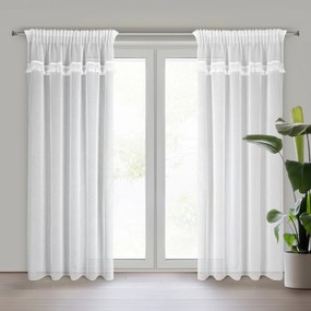 ZÁCLONA NA PÁSKE KIRA1 140X270 CM BIELA