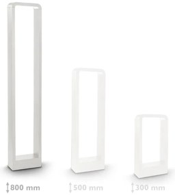 Brilagi - LED Vonkajšia lampa BARI LED/7W/230V 3000/4000/6000K biela IP54 80 cm