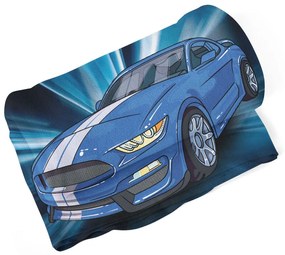 Sablio Deka Mustang Modré pozadie - 150x120 cm