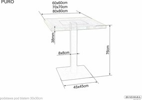 SI Laminátový stôl Puro