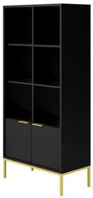 Knižnica AUSTIN čierna