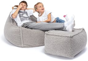 Sedací vak Mini Keiko + podnožník Baranček – s podnožníkom zadarmo Farba: SV47 - hnedý
