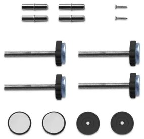 Lionelo - Bezpečnostná zábrana TRUUS SLIM čierna/hnedá