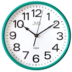 Zelené plastové hodiny JVD HP683.4