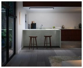 Philips Hue AURELLE LED stmievateľné stropné svietidlo 39W 120x30 cm čierne