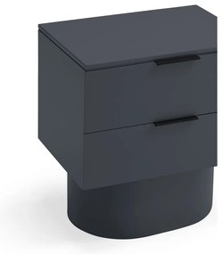 Antracitový nočný stolík Totem – Teulat