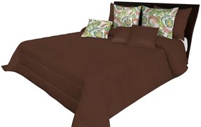DomTextilu Kvalitný prehoz na posteľ čokoládovej farby Šírka: 170 cm | Dĺžka: 210 cm 44122-207008