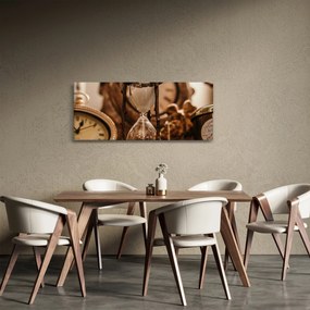 Obraz - presýpacie hodiny (120x50 cm)