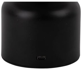 Čierna LED stolová lampa (výška 15 cm) Impetu – Leitmotiv