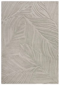 Flair Rugs, Kusový koberec Solace Lino Leaf Grey, 160x230, šedá, obývacia izba