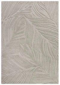 Flair Rugs, Kusový koberec Solace Lino Leaf Grey, 200x290, šedá, obývacia izba
