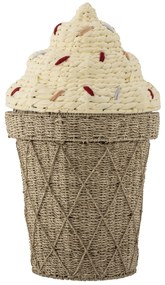 Bloomingville Úložný kôš Cillie Nature 72 cm