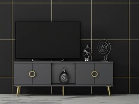 TV stolík/skrinka Tesobu (antracit) . Vlastná spoľahlivá doprava až k Vám domov. 1095206