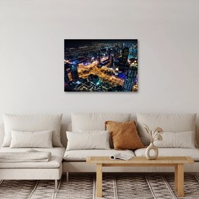 Obraz nočného mesta (70x50 cm)