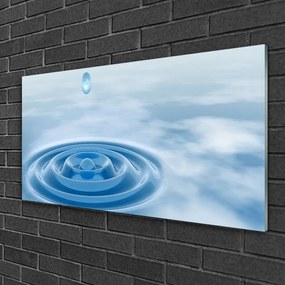Obraz na skle Voda umenie 120x60 cm