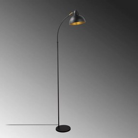 Stojacia lampa Varzan 162 cm čierna