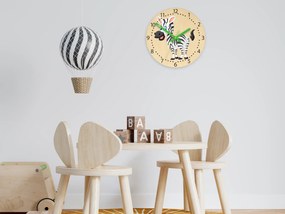 Dětské nástěnné hodiny Ami Zebra 30 cm vícebarevné