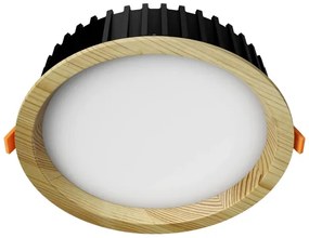 APLED-LED Podhľadové RONDO WOODLINE LED/12W/230V 4000K pr. 20 cm borovica masív