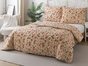 XPOSE® Bavlnené obliečky ZÁHRADA RUŽÍ na dve postele