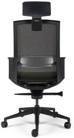 bestuhl -  BESTUHL Kancelárska stolička S27 BLACK zelená