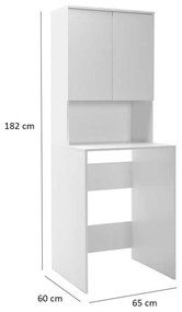 Skrinka na práčku Aderyn (biela) . Vlastná spoľahlivá doprava až k Vám domov. 1109418