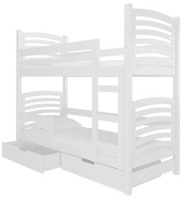 Poschodová detská posteľ 180x75 cm. Vlastná spoľahlivá doprava až k Vám domov. 1052114
