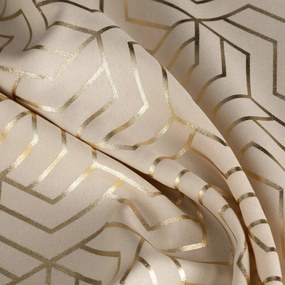 ZÁVES NA KRÚŽKOCH SEMI 140X250 CM VZOROVANÁ