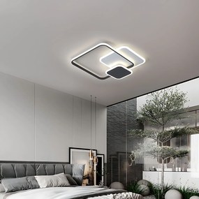 Toolight Toolight, LED stropné svietidlo 32W, 3000K, LHJ079-C, čierna-biela, OSW-50039