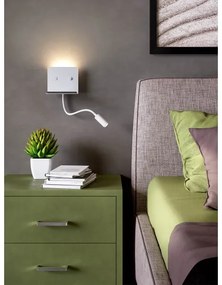 Redo 01-3210 - LED Nástenné svietidlo MOKA LED/6W + LED/3W/230V CRI90 biela