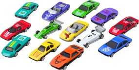 LEAN Toys Sada kolies v tube Klasické športové autá 1:64