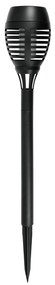 Solárna lampa LUNARA s efektom plameňa 48 cm