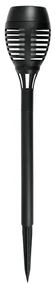 Solárna lampa LUNARA s efektom plameňa 48 cm
