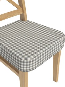 Sedák na stoličku Ingolf farba produktu sivá látka vzorované