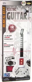 LEAN Toys Elektrická gitara na batérie so súpravou mikrofónov