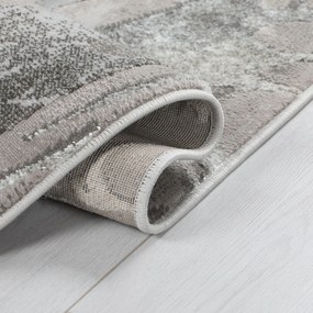 Flair Rugs koberce Behúň Eris Marbled Silver - 60x230 cm